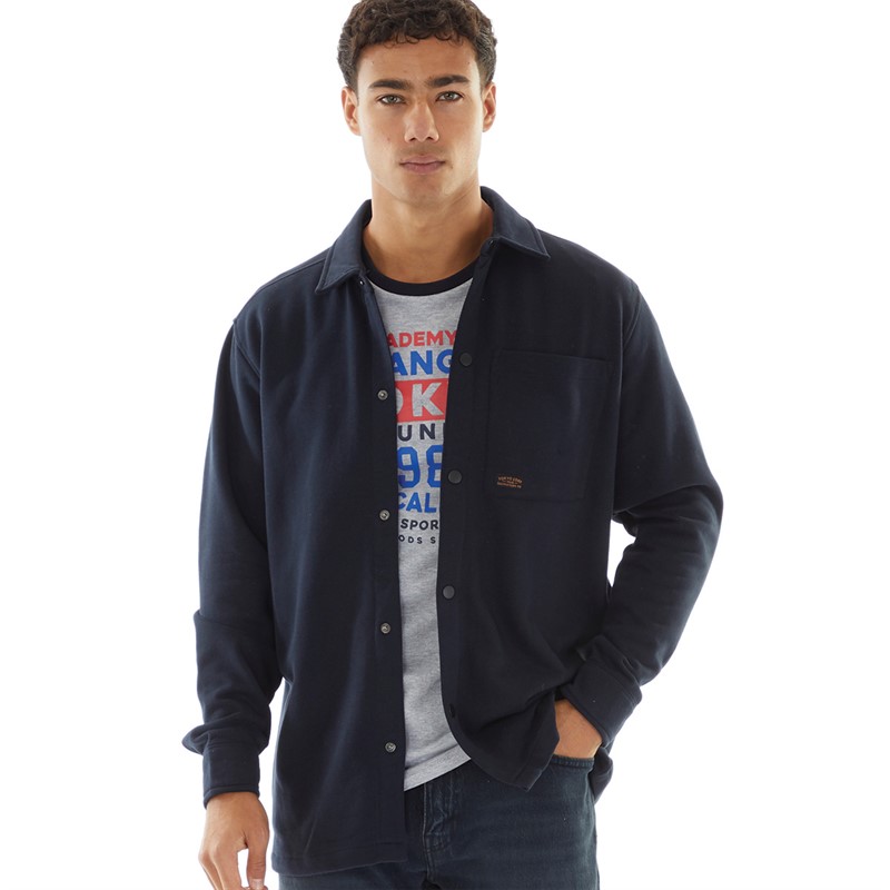 Tokyo Laundry Mens Commander Shacket Navy