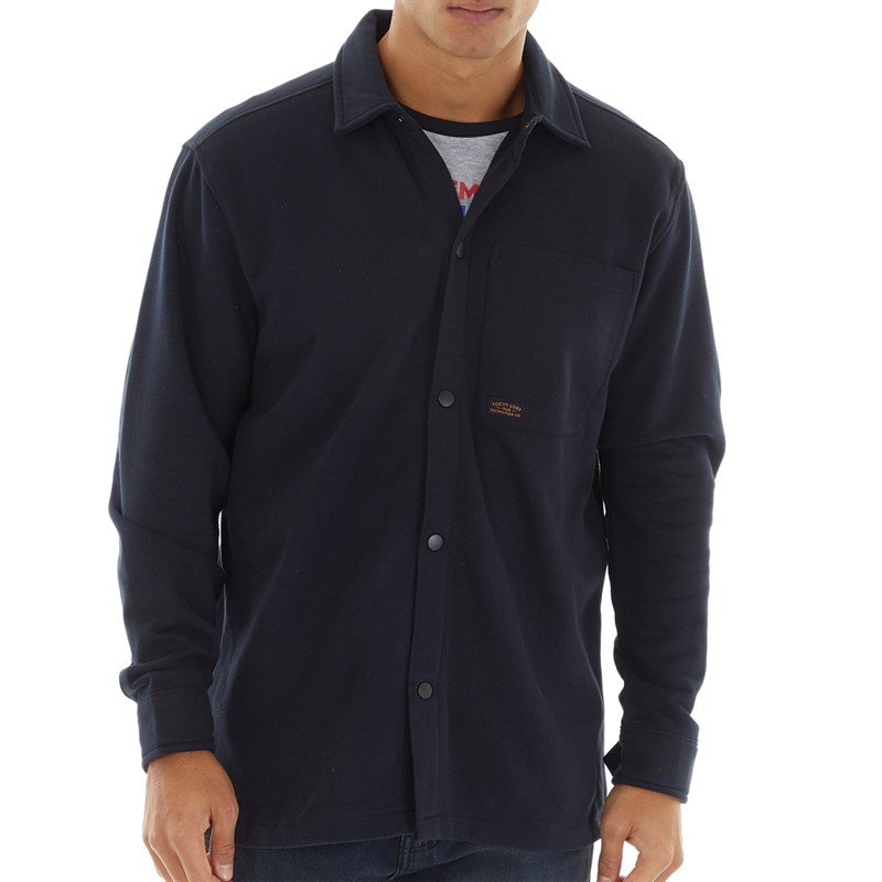 Tokyo Laundry Mens Commander Shacket Navy