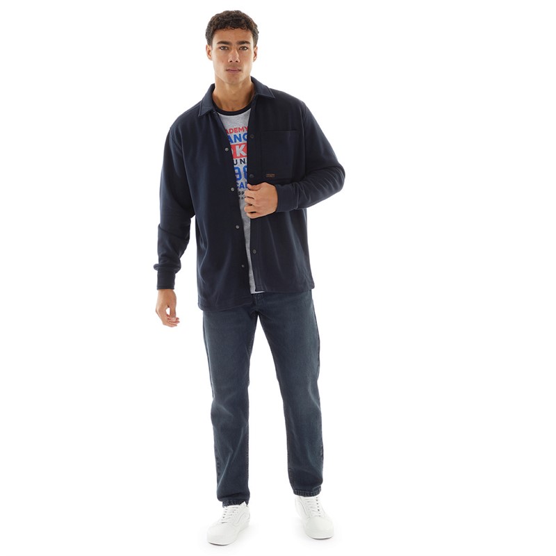 Tokyo Laundry Mens Commander Shacket Navy