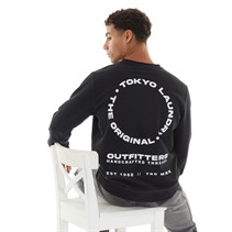 Tokyo Laundry Mens Dylon Sweatshirt Black