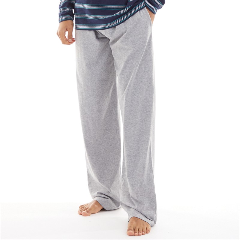 Tokyo Laundry Mens Chesham Lounge Pants Light Grey Marl