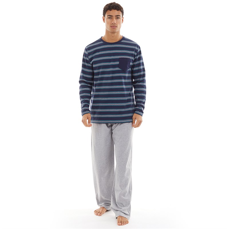 Tokyo Laundry Mens Chesham Lounge Pants Light Grey Marl