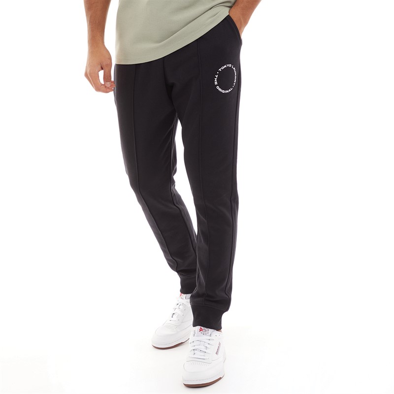 Tokyo Laundry Mens Spotter Joggers Black