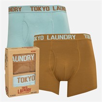 Tokyo Laundry Mens Hillside Two Pack Boxers Pack B Thrush/Forget Me Not