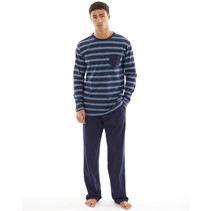 Tokyo Laundry Mens Lavenham Loungewear Set Navy