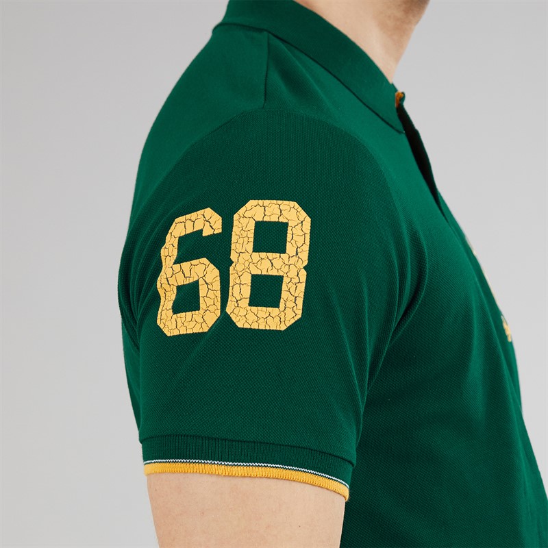 Tokyo Laundry Mens Sporty Polo Shirt Rainforest