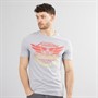 Tokyo Laundry Mens Westwood T-Shirt Light Grey
