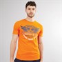 Tokyo Laundry Mens Westwood T-Shirt Orange