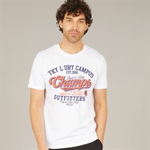 Tokyo Laundry Mens Barkway T-Shirt Bright White