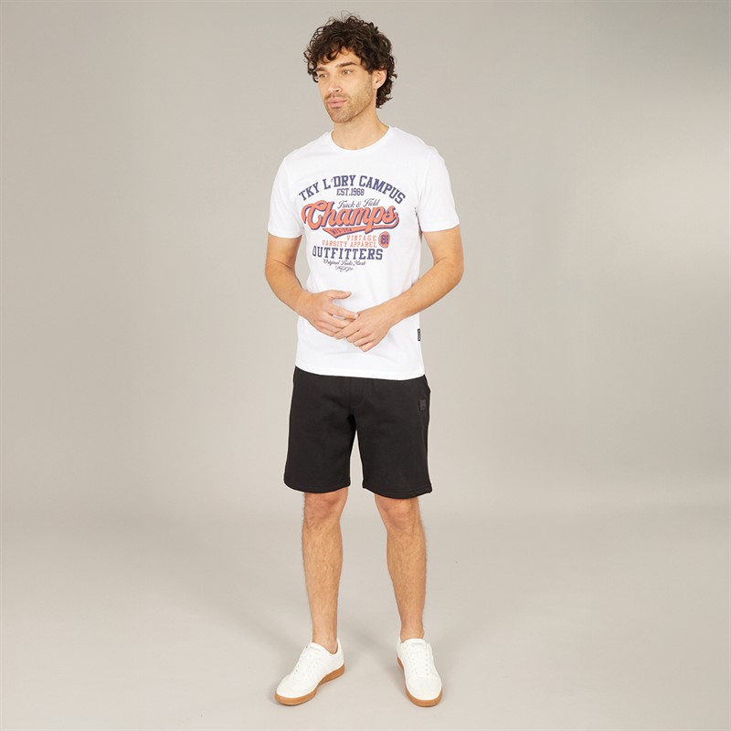 Tokyo Laundry Mens Barkway T-Shirt Bright White