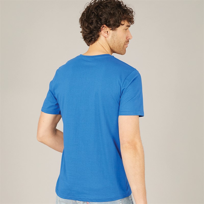 Tokyo Laundry Mens Barton T-Shirt Blue