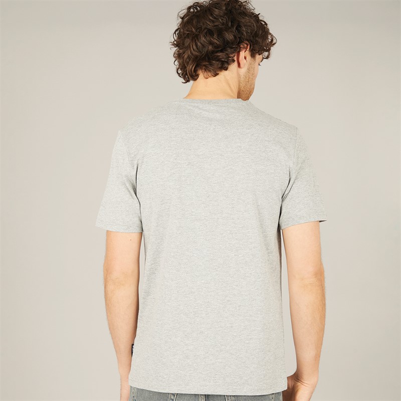 Tokyo Laundry Mens Barkway T-Shirt Mid Grey Marl