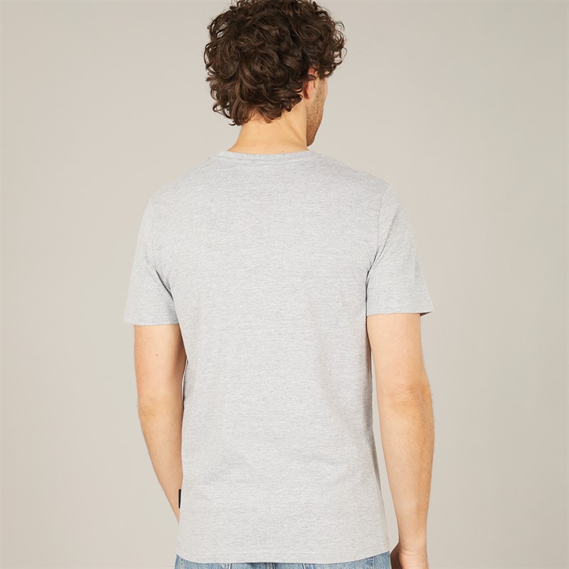 Tokyo Laundry Mens Manor T-Shirt Light Grey