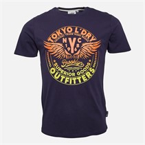 Tokyo Laundry Mens Manor T-Shirt Navy