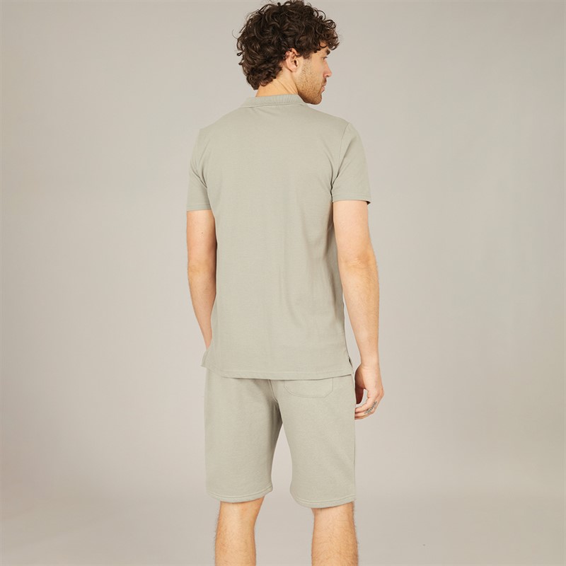 Tokyo Laundry Mens Andrius Polo And Shorts Co-Ord Forest