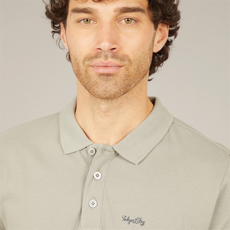 Tokyo Laundry Mens Andrius Polo And Shorts Co-Ord Forest