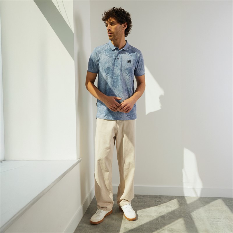 Tokyo Laundry Mens Hunton Polo Tempest Blue