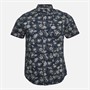 Tokyo Laundry Mens Hibisco Short Sleeve AOP Shirt Navy