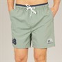 Tokyo Laundry Mens Satria Swim Shorts Olive
