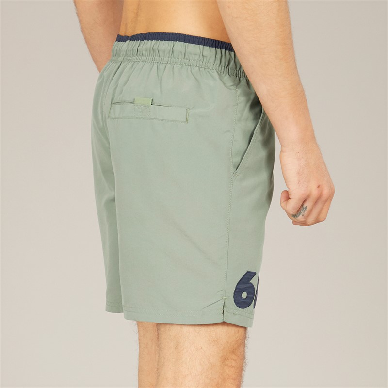 Tokyo Laundry Mens Satria Swim Shorts Olive