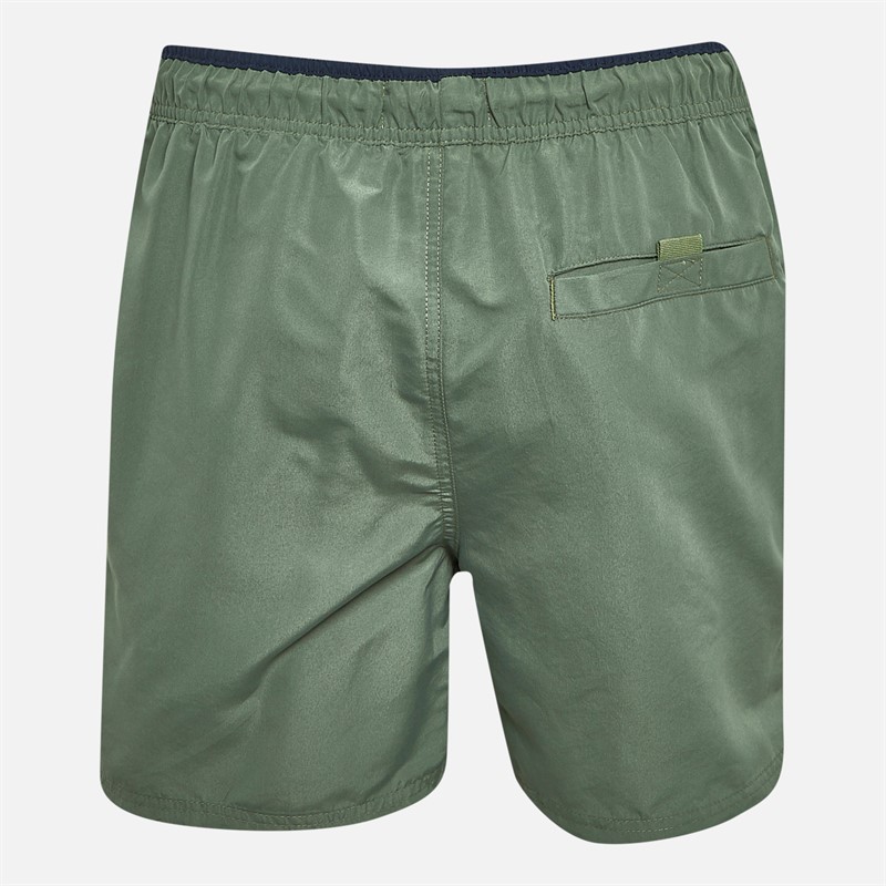 Tokyo Laundry Mens Satria Swim Shorts Olive