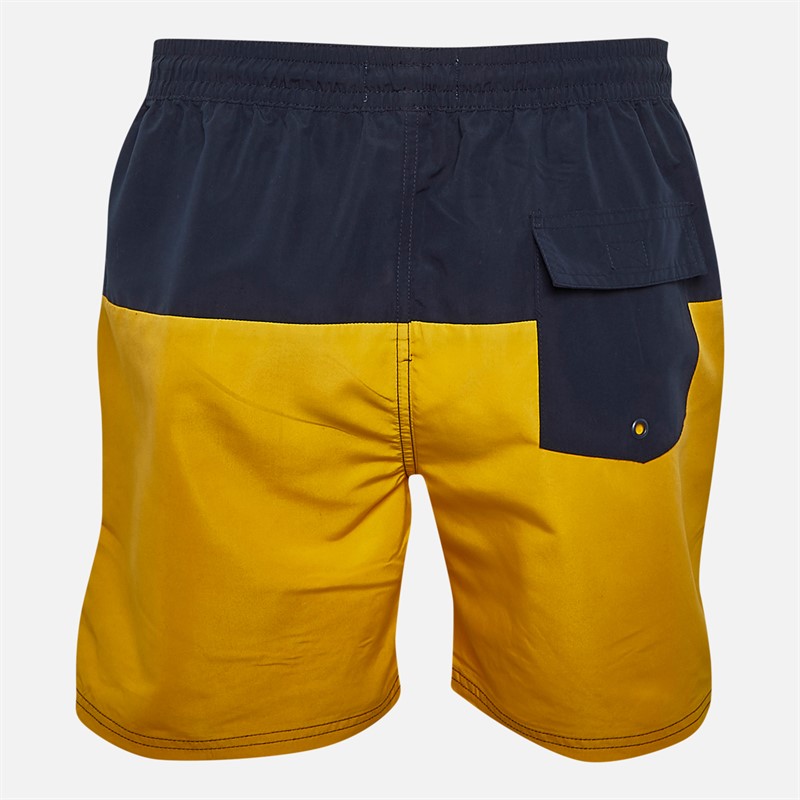 Tokyo Laundry Mens Townsend Swim Shorts Yellow