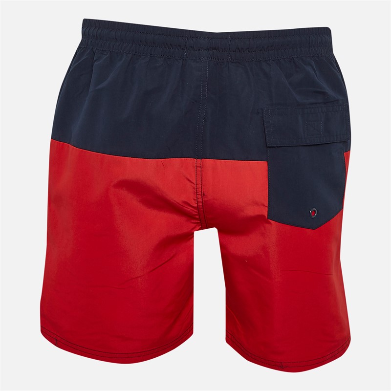 Tokyo Laundry Mens Townsend Swim Shorts Red