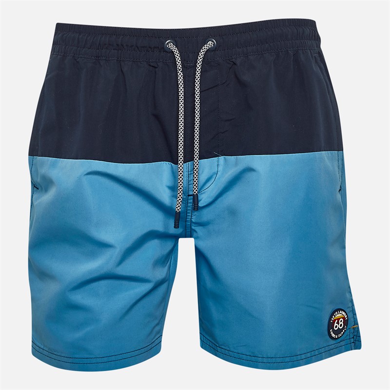 Tokyo Laundry Mens Townsend Swim Shorts Blue