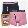 Tokyo Laundry Mens Whitehead Two Pack Boxers Pack B Moonlite Mauve