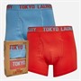 Tokyo Laundry Mens Hillside Two Pack Boxers Pack C