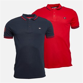 Buy Tokyo Laundry Mens Lauda Two Pack Polo Shirts Sky Captain Navy