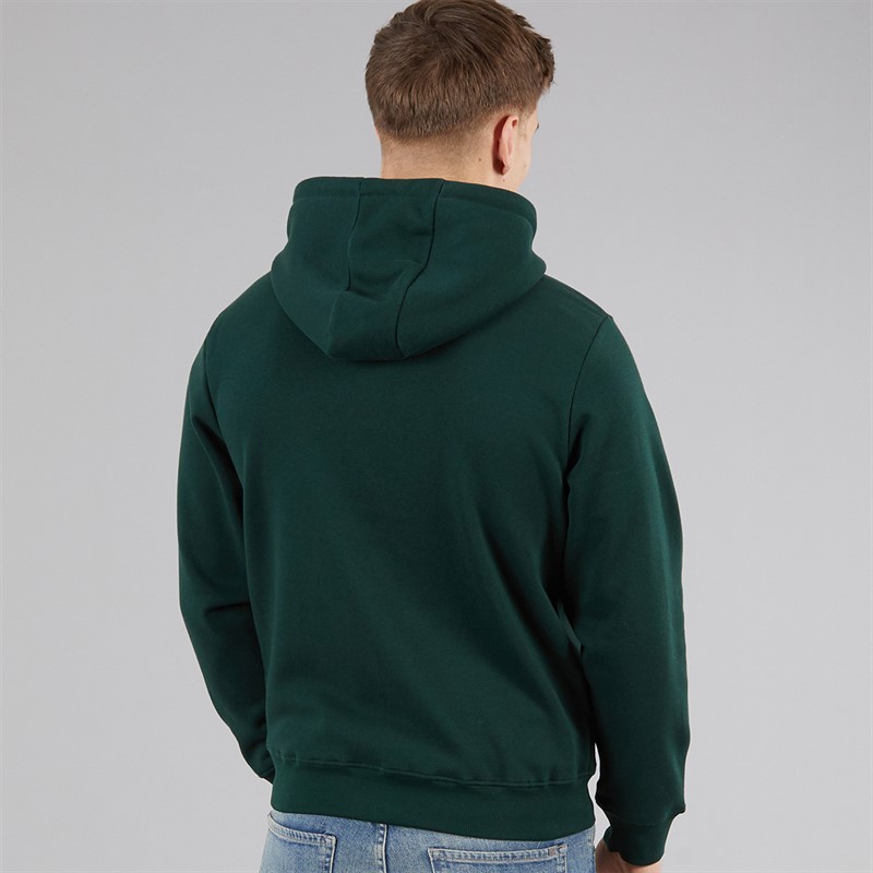 Tokyo Laundry Mens Ripon Zip Through Hoodie Green