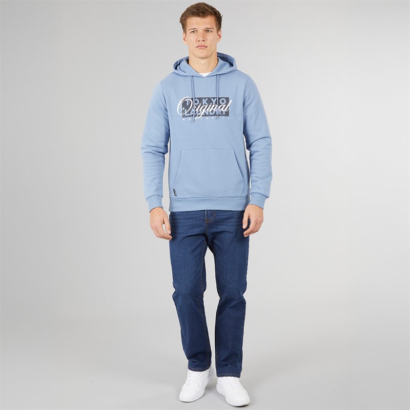 Tokyo Laundry Mens Tywinn Hoodie Blue