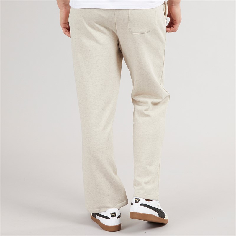 Tokyo Laundry Mens Aspin Wide Leg Joggers Oatmeal Marl
