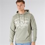 Tokyo Laundry Mens Skelton Hoodie Khaki