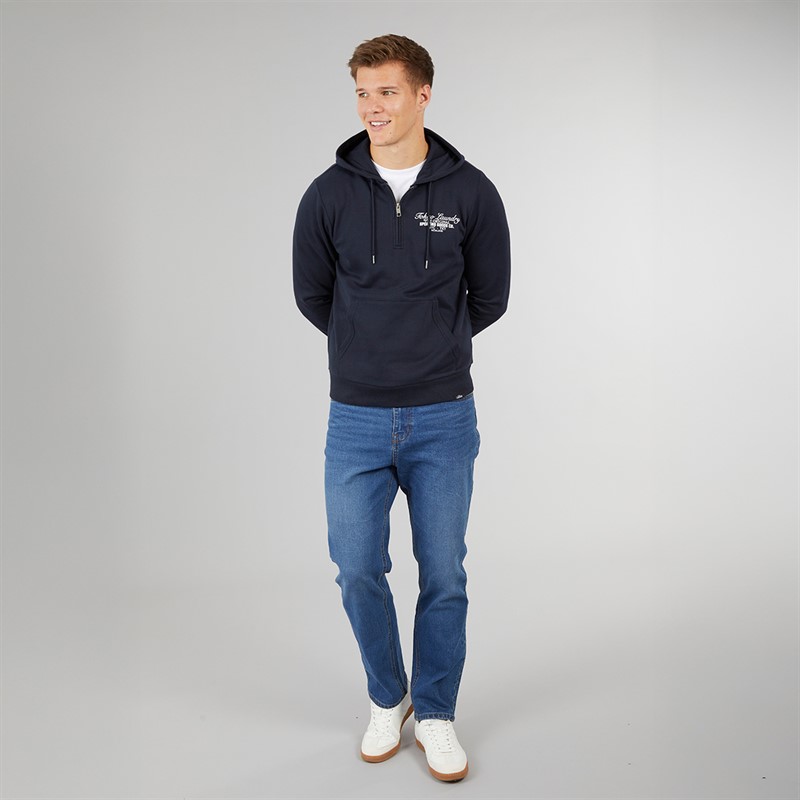 Tokyo Laundry Mens Morar Hoodie Navy