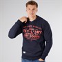 Tokyo Laundry Mens Skelton Hoodie Navy