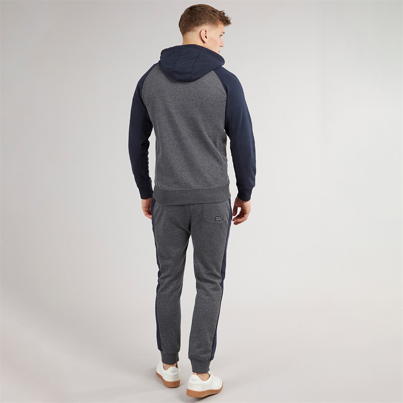 Tokyo Laundry Mens Richis Tracksuit Charcoal Marl