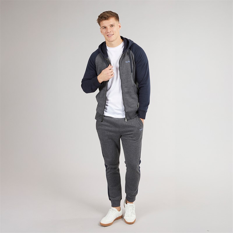 Tokyo Laundry Mens Richis Tracksuit Charcoal Marl