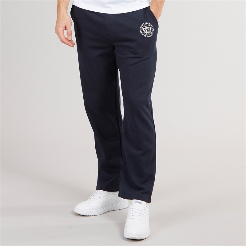 Tokyo Laundry Mens Aspin Wide Leg Joggers Navy