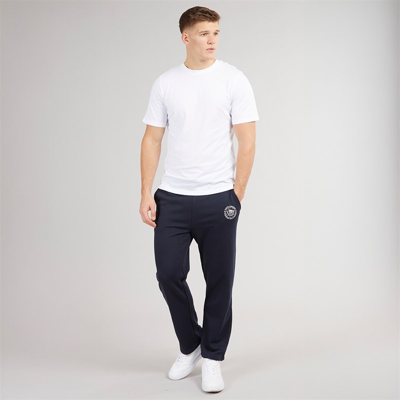 Tokyo Laundry Mens Aspin Wide Leg Joggers Navy