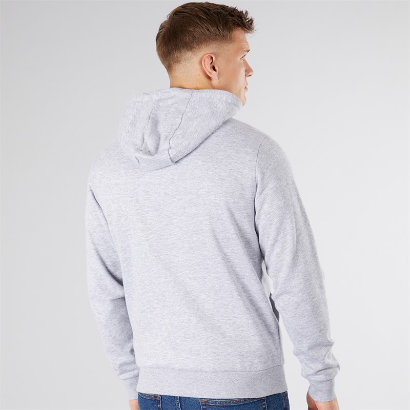 Tokyo Laundry Mens Skelton Hoodie Light Grey Marl