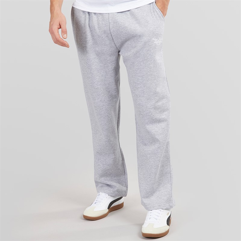 Tokyo Laundry Mens Bexli Wide Leg Joggers Light Grey Marl