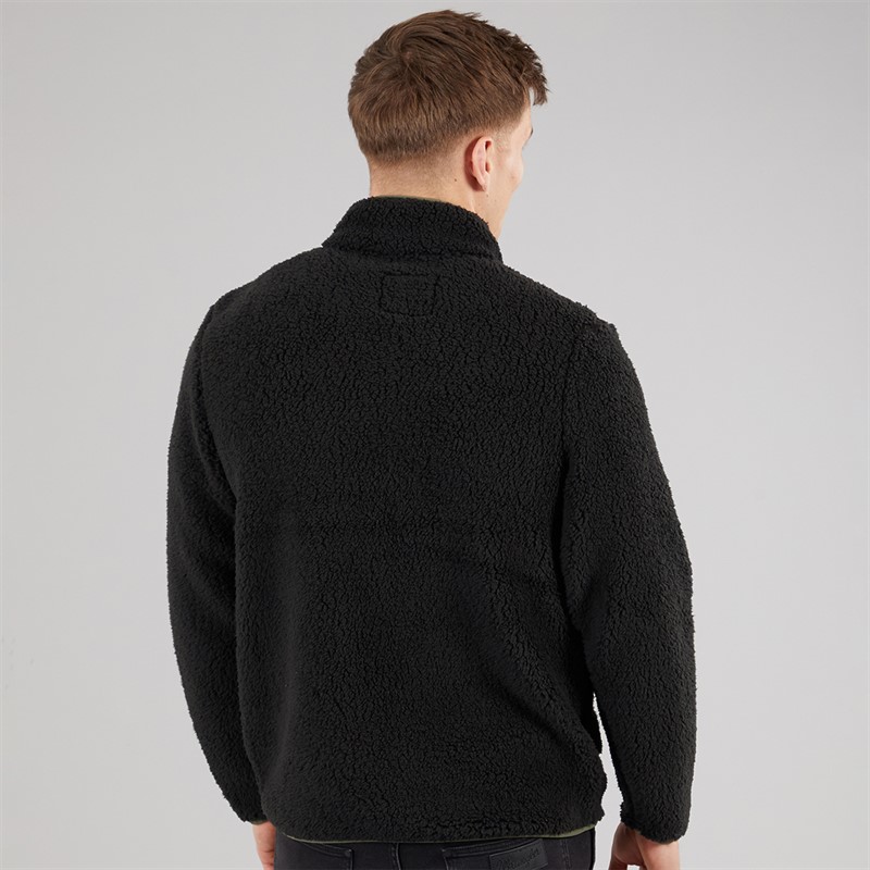Tokyo Laundry Mens Palomas Funnel Neck Fleece Black