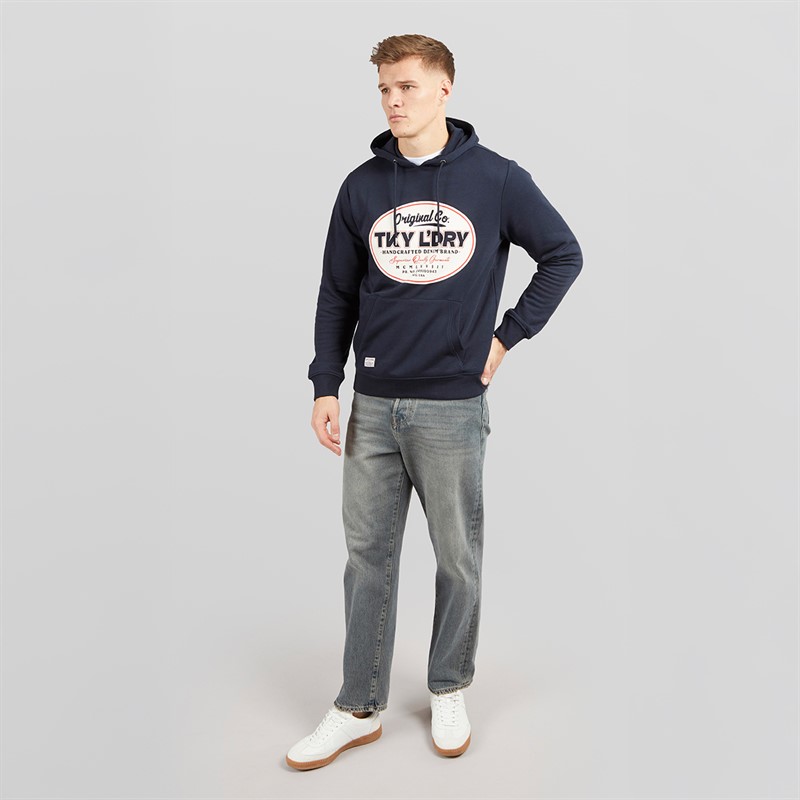 Tokyo Laundry Mens Cawthorn Hoodie Navy
