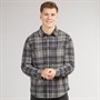 Tokyo Laundry Mens Teo Long Sleeve Shirt Charcoal