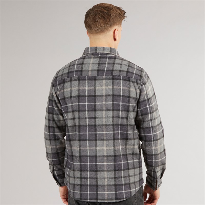 Tokyo Laundry Mens Teo Long Sleeve Shirt Charcoal