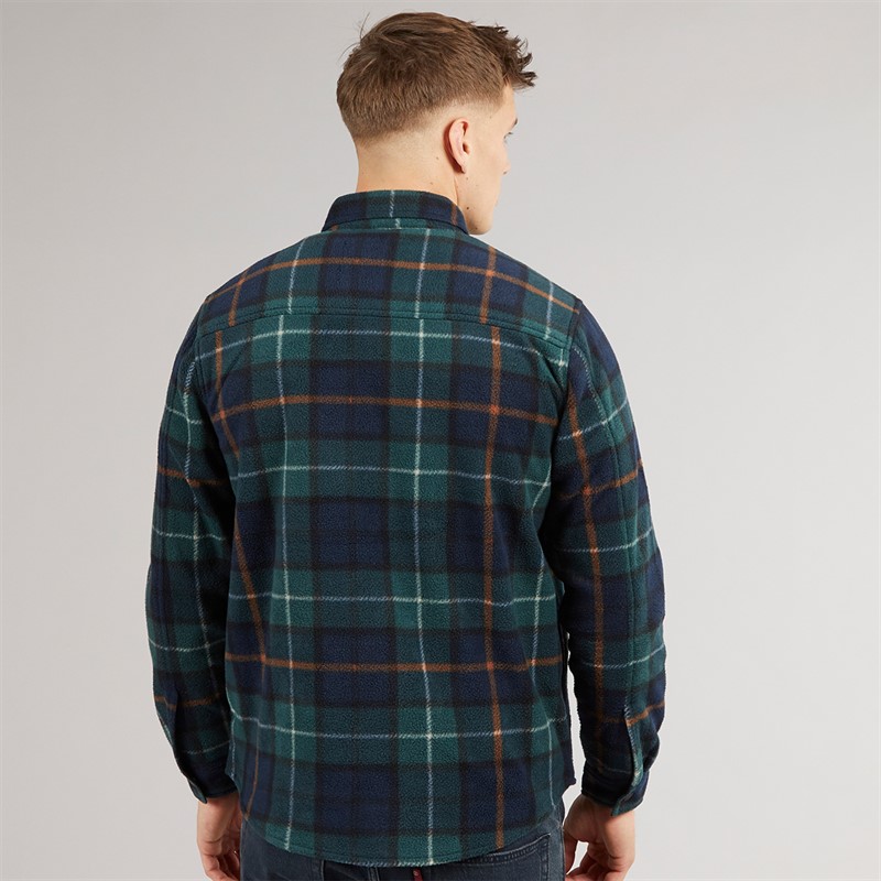 Tokyo Laundry Mens Teo Long Sleeve Shirt Green