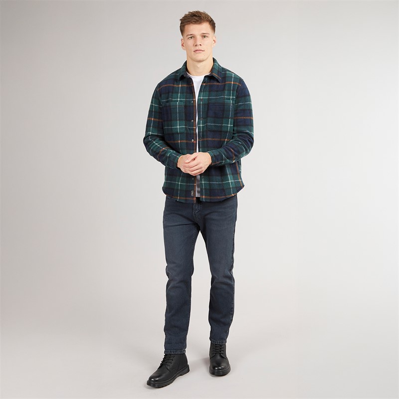 Tokyo Laundry Mens Teo Long Sleeve Shirt Green