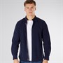 Tokyo Laundry Mens Salton Corduroy Long Sleeve Shirt Navy